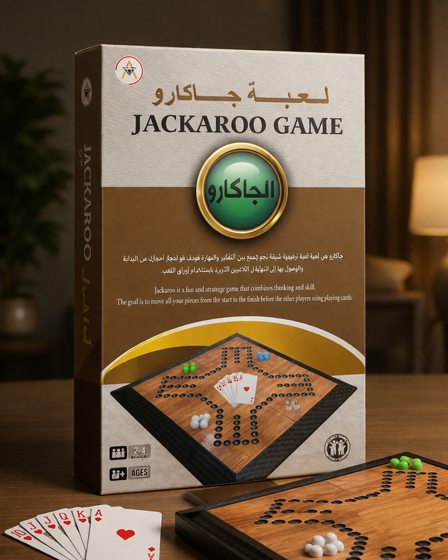 Jackaroo Board Game – Strategy, Team Play & Classic Fun