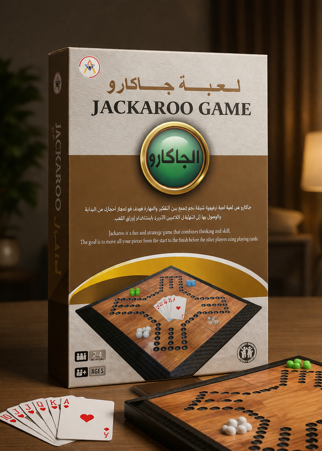 Jackaroo Board Game – Strategy, Team Play & Classic Fun