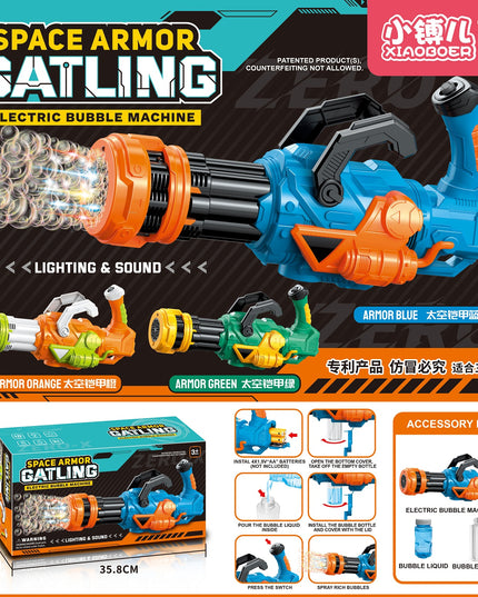 Space Armor Gatling Bubble Blaster