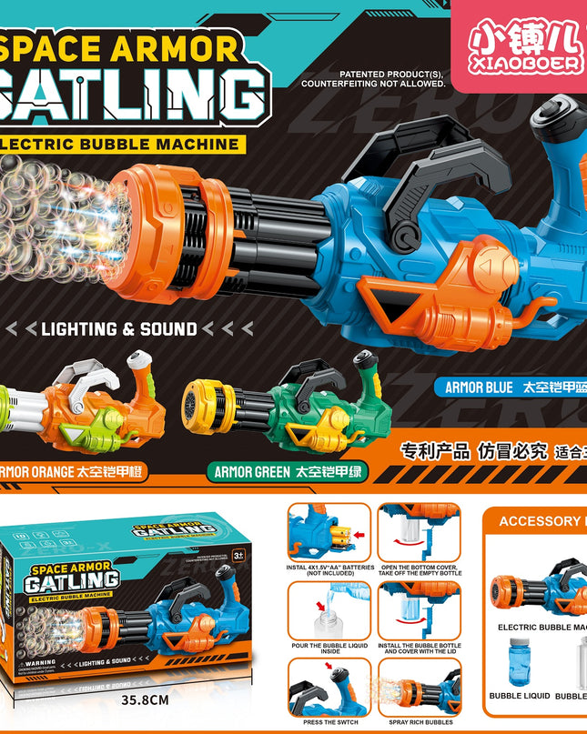 Space Armor Gatling Bubble Blaster