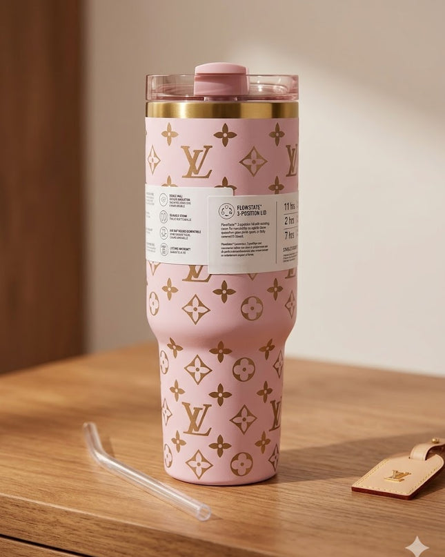 Luxury Designer-Inspired Quencher Tumbler