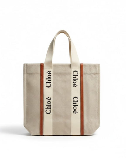 Classic Canvas Logo Tote Bag