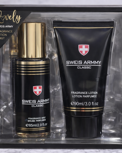 SWEIS ARMMY Classic Fragrance Lotion & Mist Gift Set