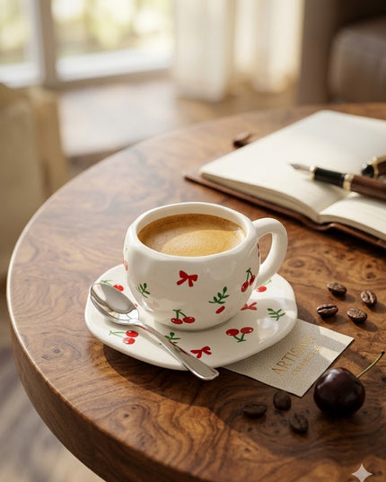 Cherry Charm Espresso Hald Dozen Set 🍒