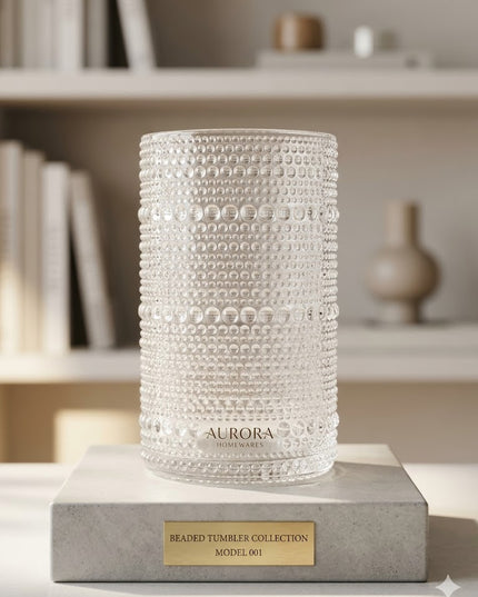 Crystal Bubble Glass Tumbler Dozen✨