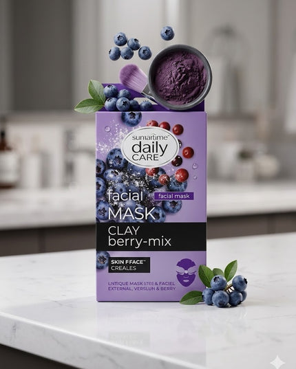 Skincare Face Masks Collection – Blueberry, Charcoal Peel-Off & Self-Heating Detox
