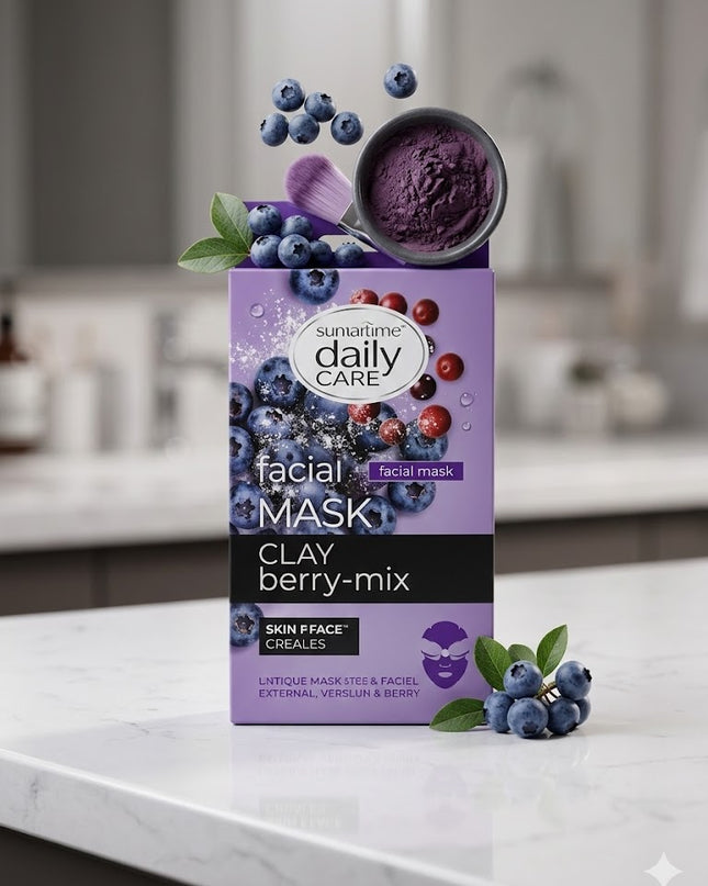 Skincare Face Masks Collection – Blueberry, Charcoal Peel-Off & Self-Heating Detox