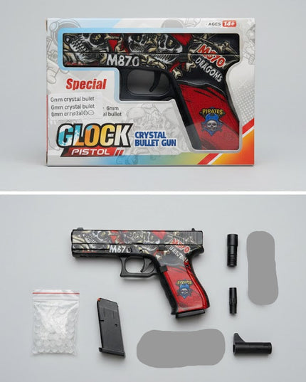 Crystal Strike M870 Toy Pistol (Gel Bullet Blaster)