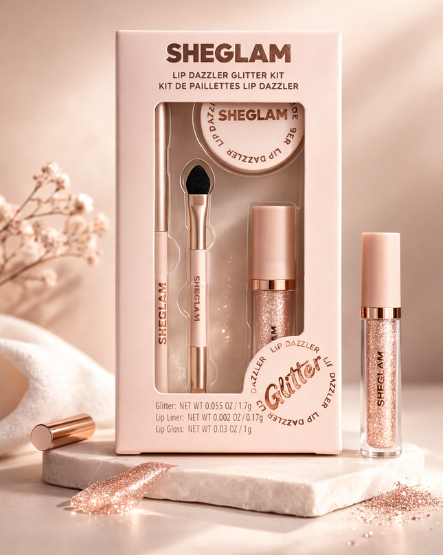 SHEGLAM Lip Dazzler Glitter Kit – Ultimate Sparkle Lip Set