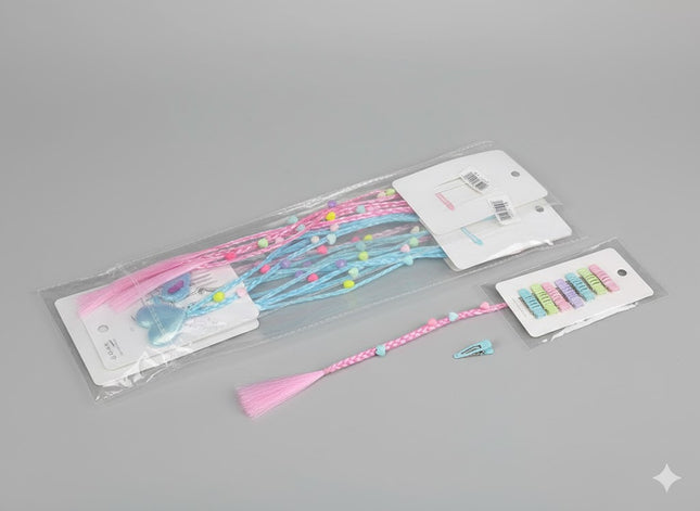 Pastel Braid Hair Extension Set