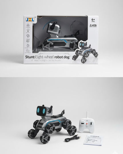 RoboPup X8 – Smart Stunt Robot Dog with Remote Control