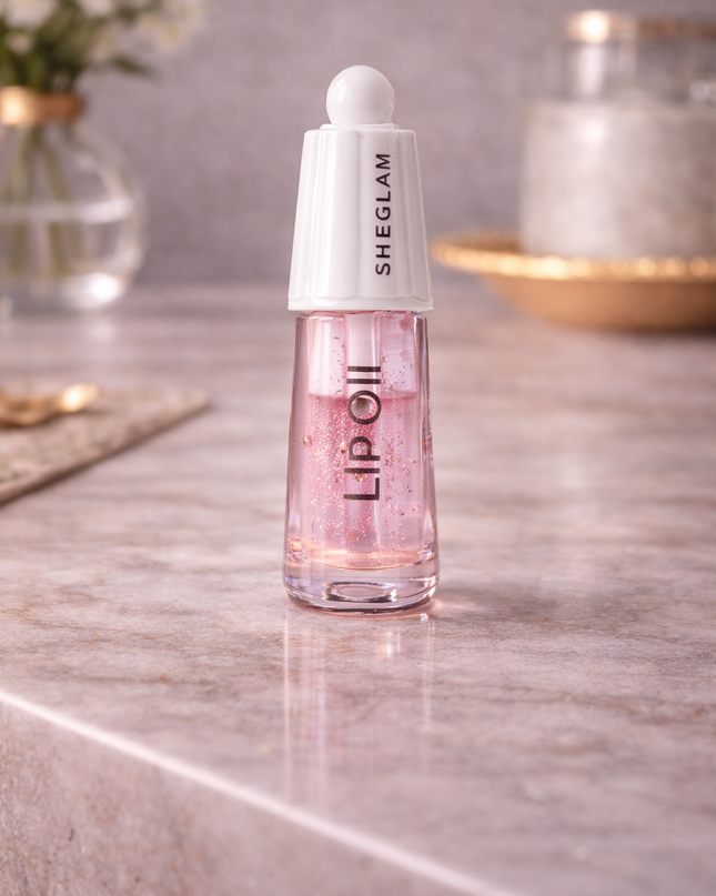 Hydrating Glossy Lip Oil – Sheer Shine & Nourishing Care