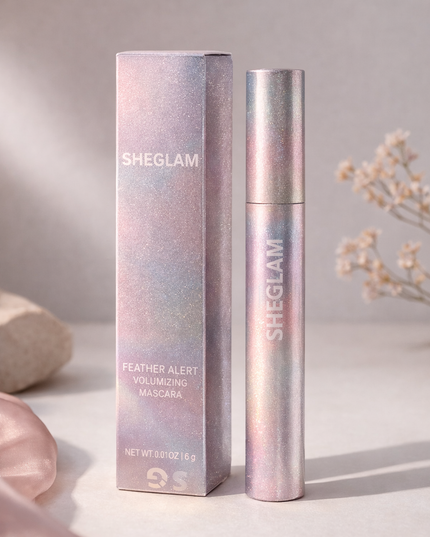 SHEGLAM Feather Alert Volumizing Mascara – High Impact Lash Lift