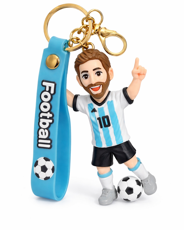 Mini Football Player Keychain