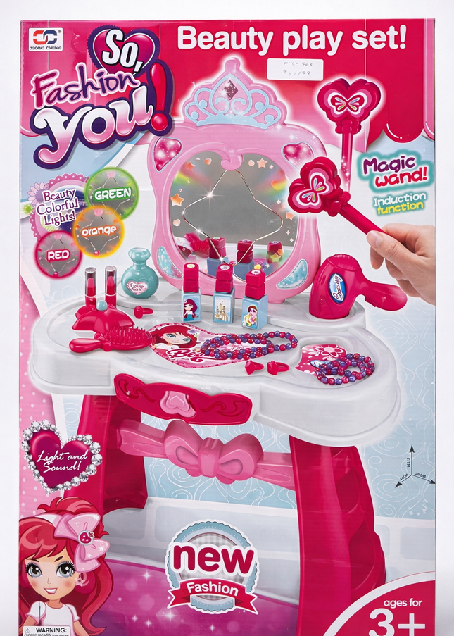 Princess Glow Beauty Vanity Play Set