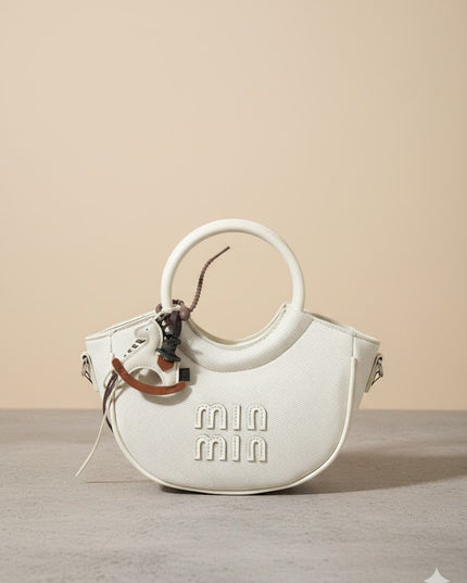 MinMin Structured Handbag