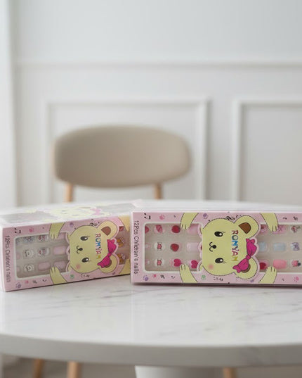 Princess Kids Press-On Nail Set