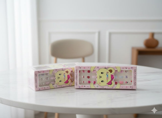 Princess Kids Press-On Nail Set