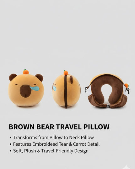 Dreamy Travel Buddy – Kids Neck Pillow & Eye Mask Set