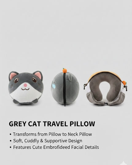 Dreamy Travel Buddy – Kids Neck Pillow & Eye Mask Set
