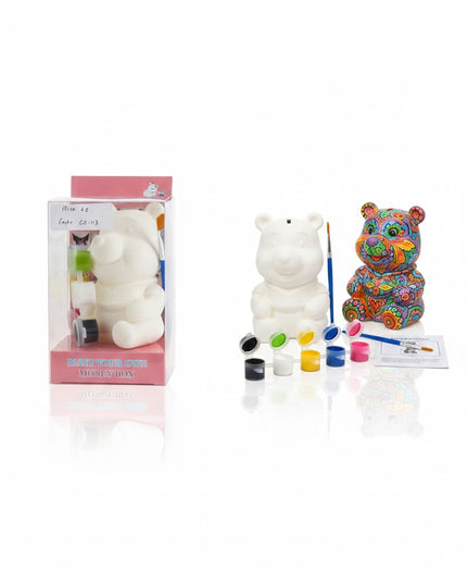 Paint-Your-Own Money Box Small– Creative Savings Craft Kit