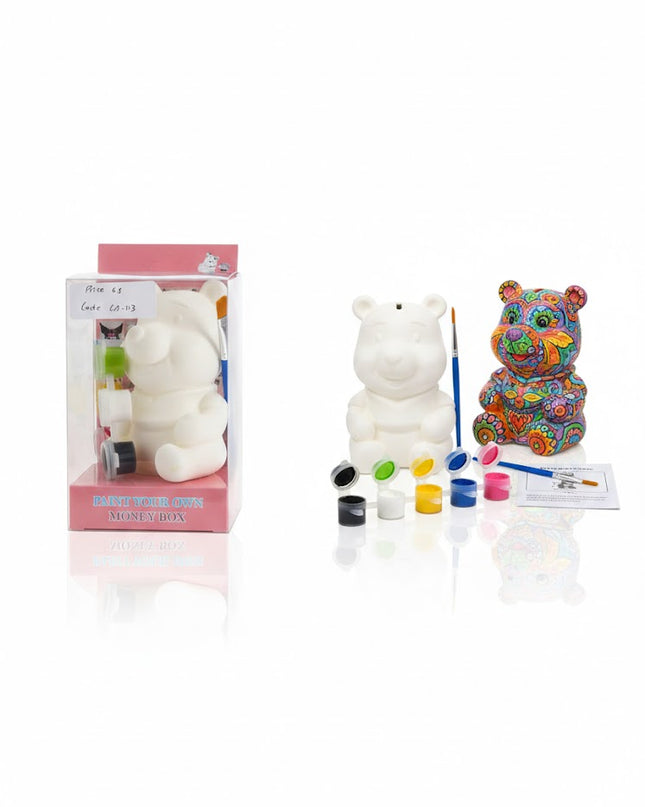 Paint-Your-Own Money Box Small– Creative Savings Craft Kit