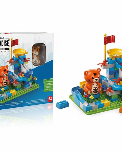 Animal Paradise Slide Building Blocks Set