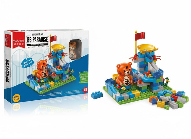 Animal Paradise Slide Building Blocks Set