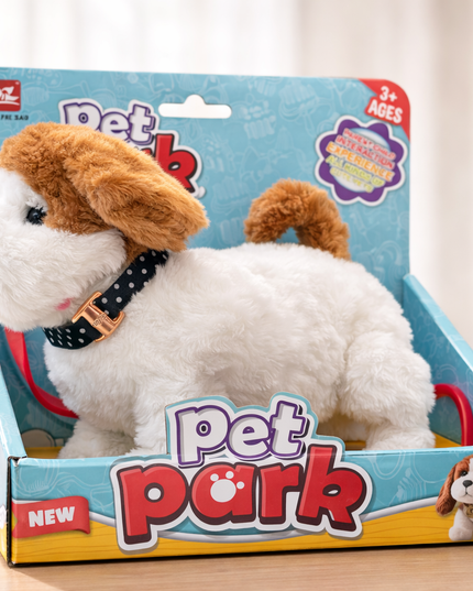 Pet Park Interactive Plush Puppy with Leash