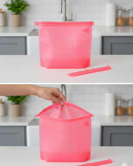 Reusable Silicone Food Storage Bag – Leak-Proof & Eco Friendly
