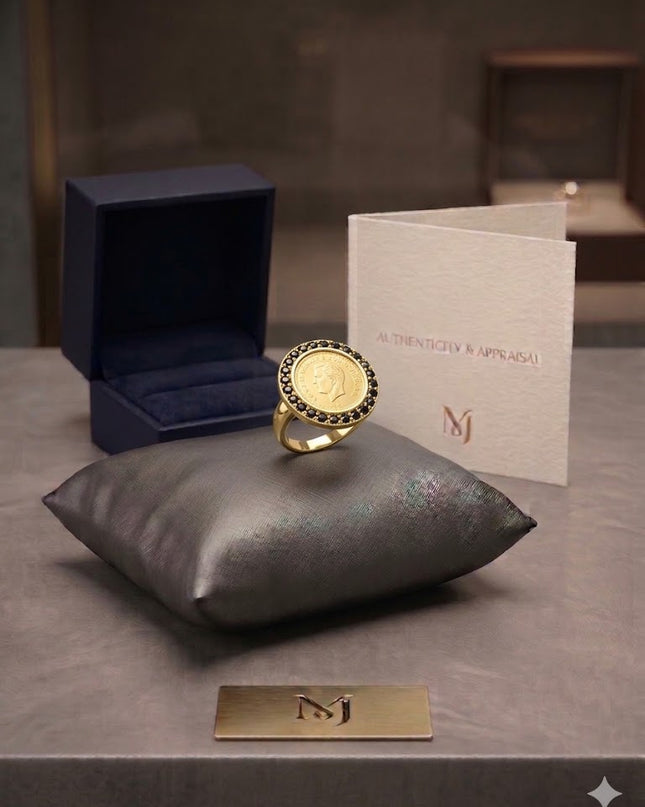 Royal Gold Statement Ring Collection – Luxury Diamond Designs