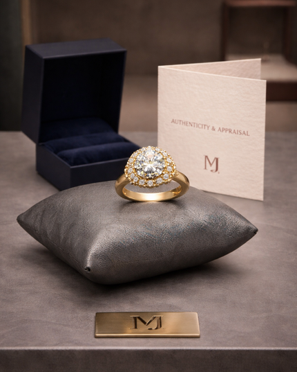 Royal Gold Statement Ring Collection – Luxury Diamond Designs