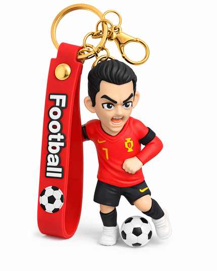 Mini Football Player Keychain