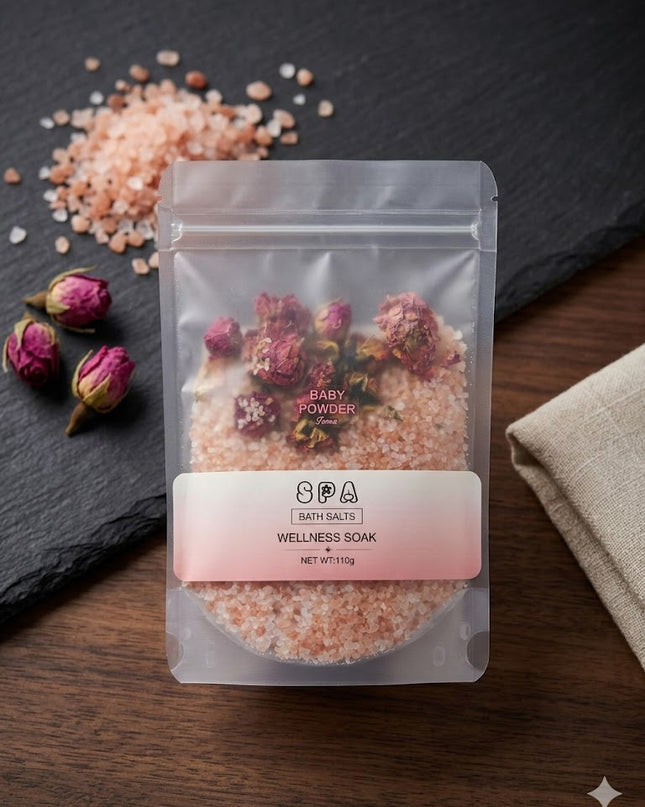Luxury Floral Bath Salts Set – Rose & Jasmine Wellness Soak