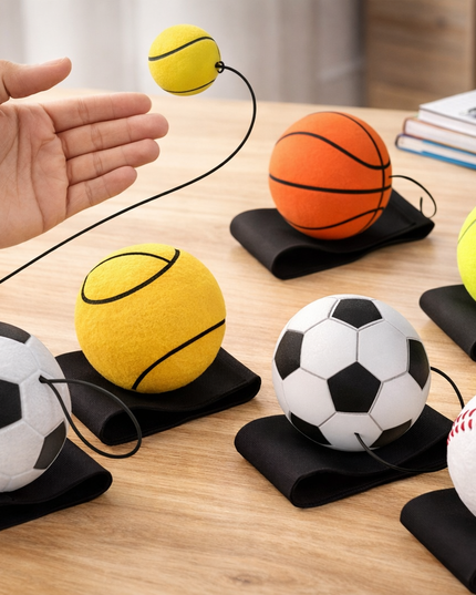 Bounce-Back Training Ball Set (Multiple Sports Designs)