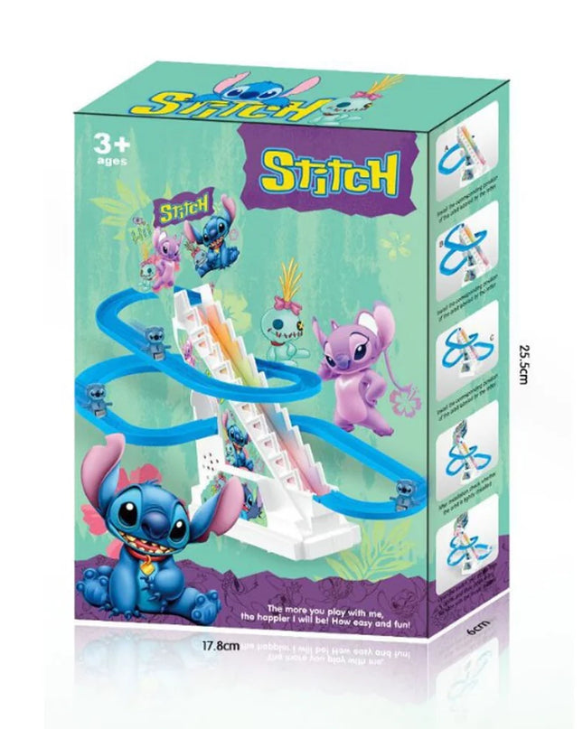 Stitch Climbing Stair Marble Run – Lights & Music