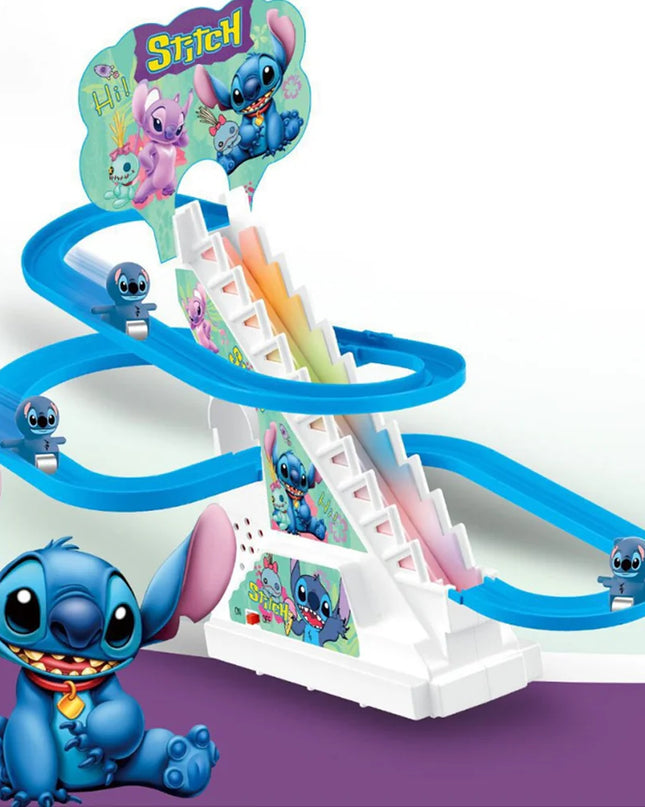 Stitch Climbing Stair Marble Run – Lights & Music