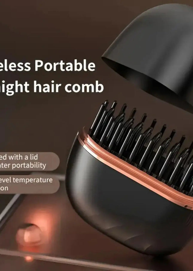GlowComb™ Cordless Hair Straightening Brush
