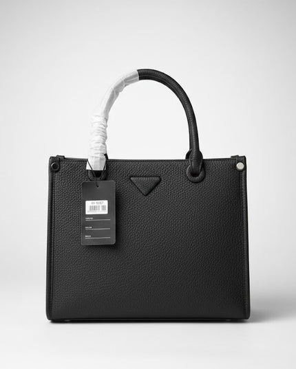 Noir Triangle Structured Bag