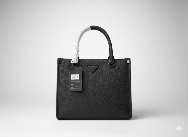 Noir Triangle Structured Bag
