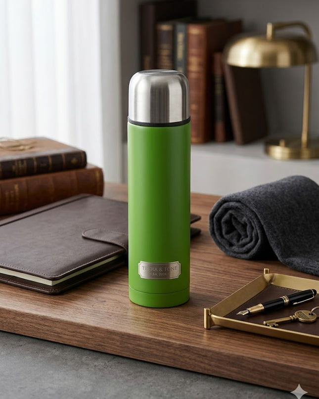 Elegant Stainless Steel Thermal Bottles – Premium Insulated Flask (Green & Purple)