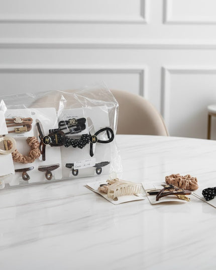 Neutral Chic Hair Accessories Set