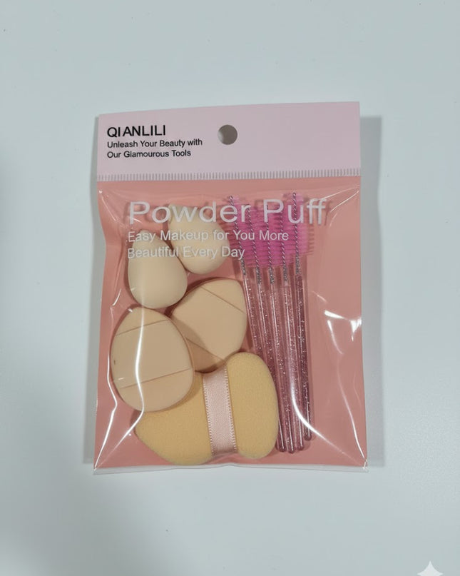 5-in-1 Professional Makeup Puff & Brush Set – Flawless Finish Kit